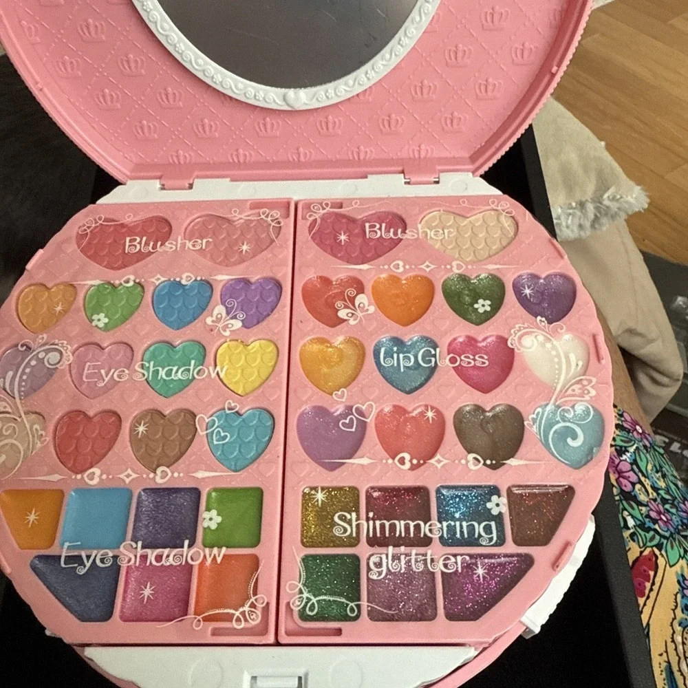 Kids Washable Makeup Girls Toys - Real Makeup Kit for Little Girls, Kid Make4242